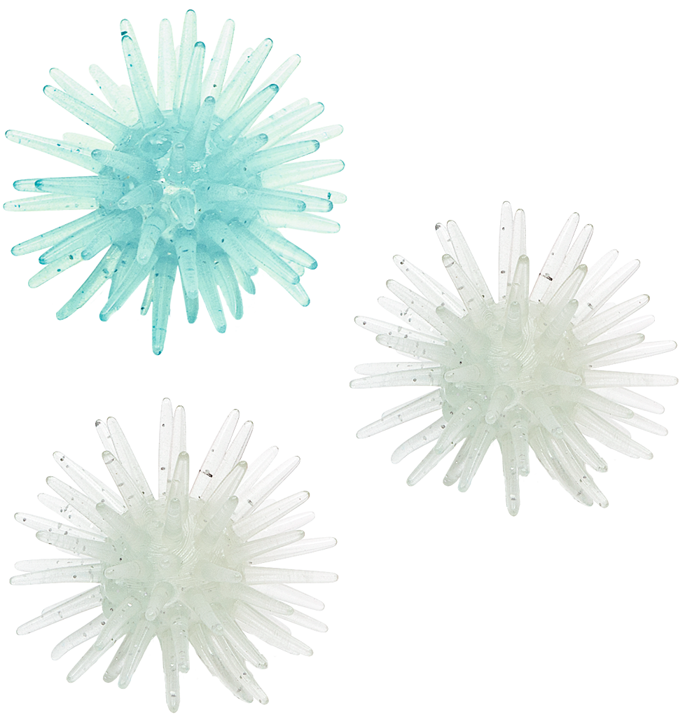 Nachtleuchtende Sticky Snowflakes blau