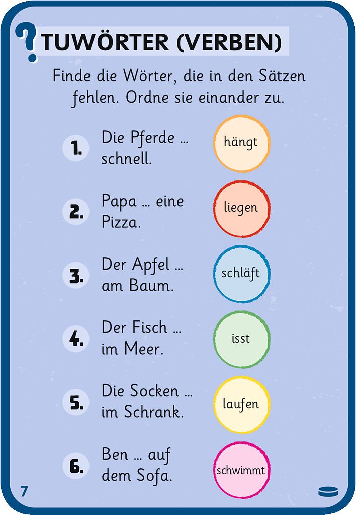 Klick Klack Klug Kartenset Deutsch ab 7 Jahren