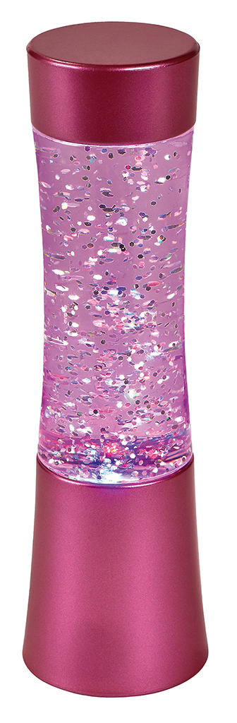 Glitzerlampe Shake and Shine pink