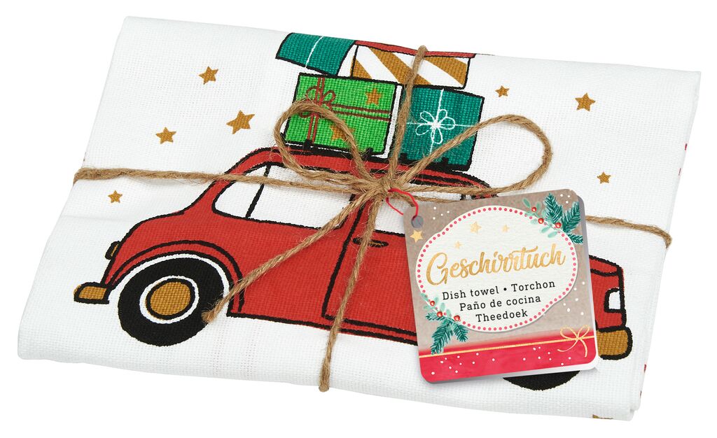 Geschirrtuch Driving Home for Christmas Geschirrtuch Driving Home for Christmas