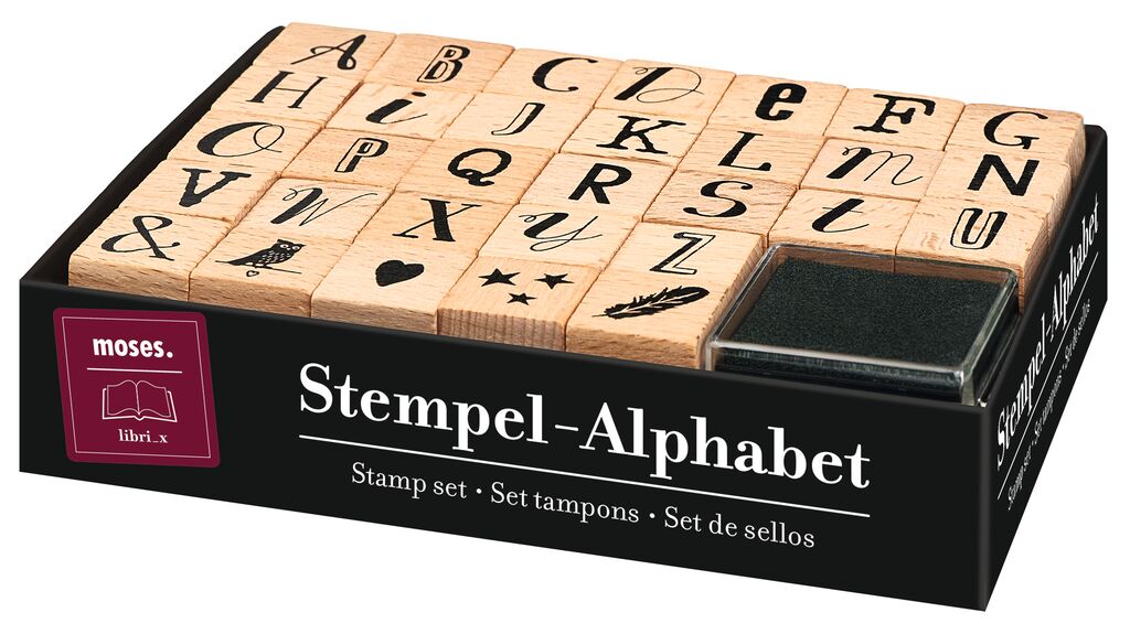 moses. libri_x Stempel-Alphabet moses. libri_x Stempel-Alphabet