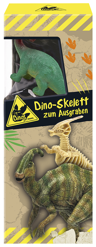 Dino-Skelett zum Ausgraben