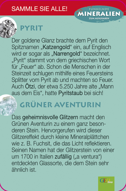 GEOlino Mini-Ausgrabungsset GEOlino Mini-Ausgrabungsset