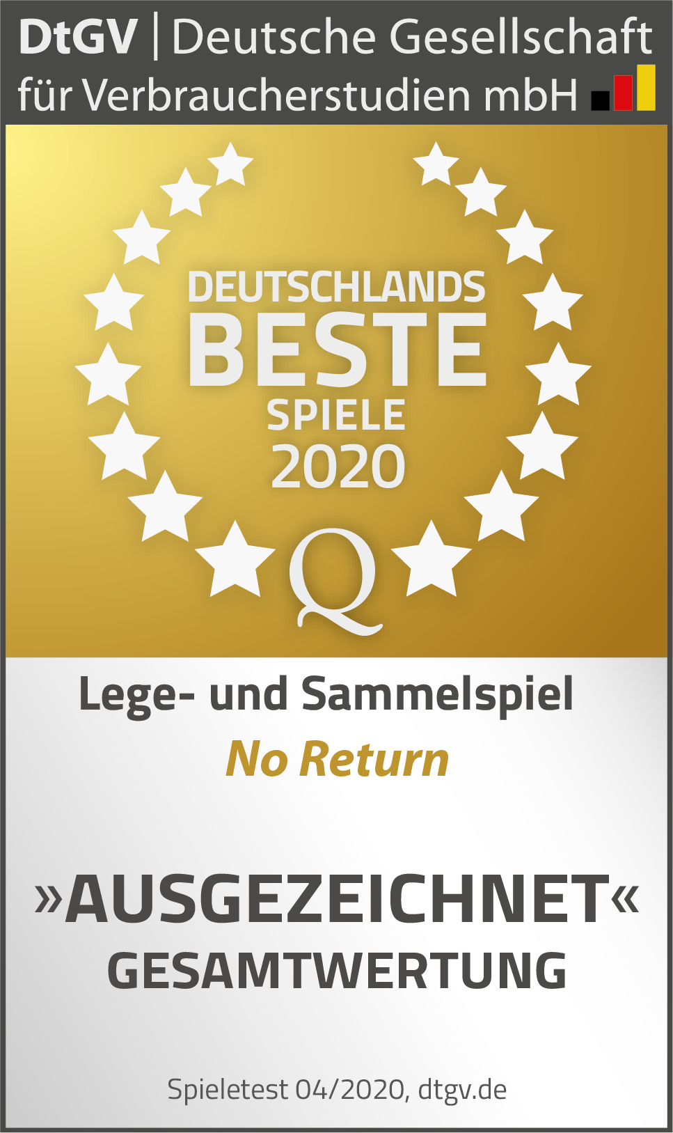 No Return - Lege- und Sammelspiel