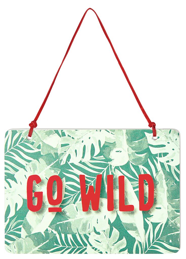 Fernweh Dekoschild Wild
