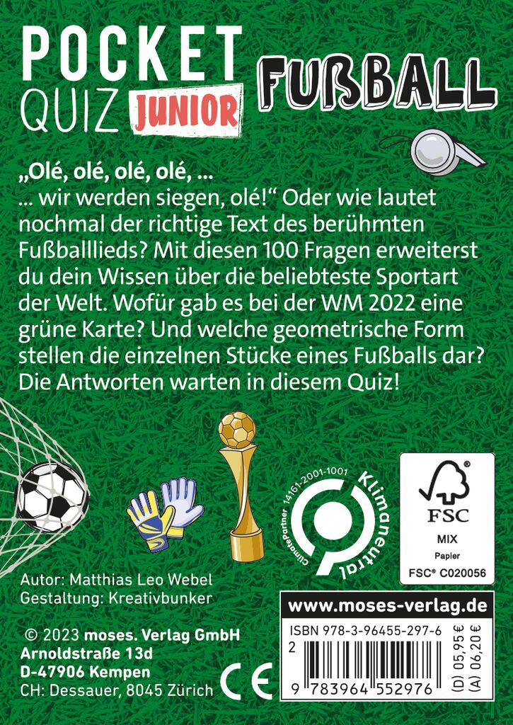 Pocket Quiz junior Fußball