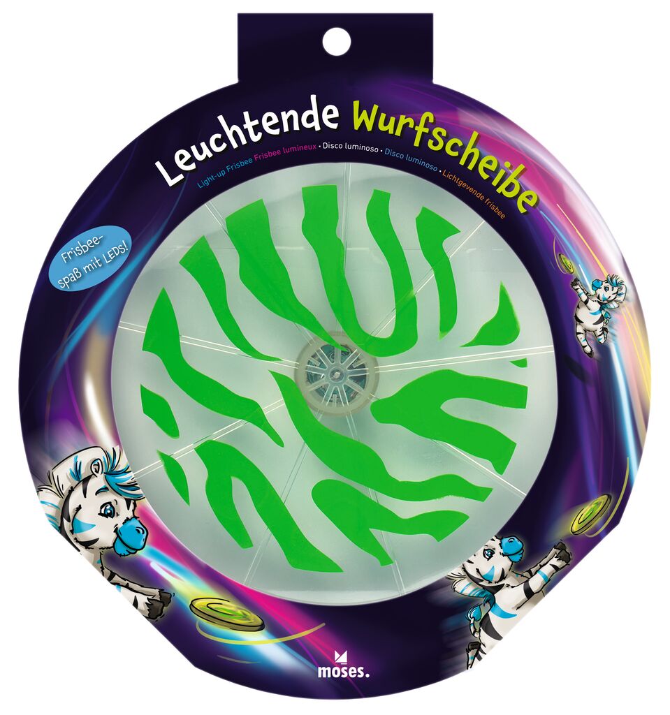 Leuchtende Wurfscheibe Leuchtende Wurfscheibe