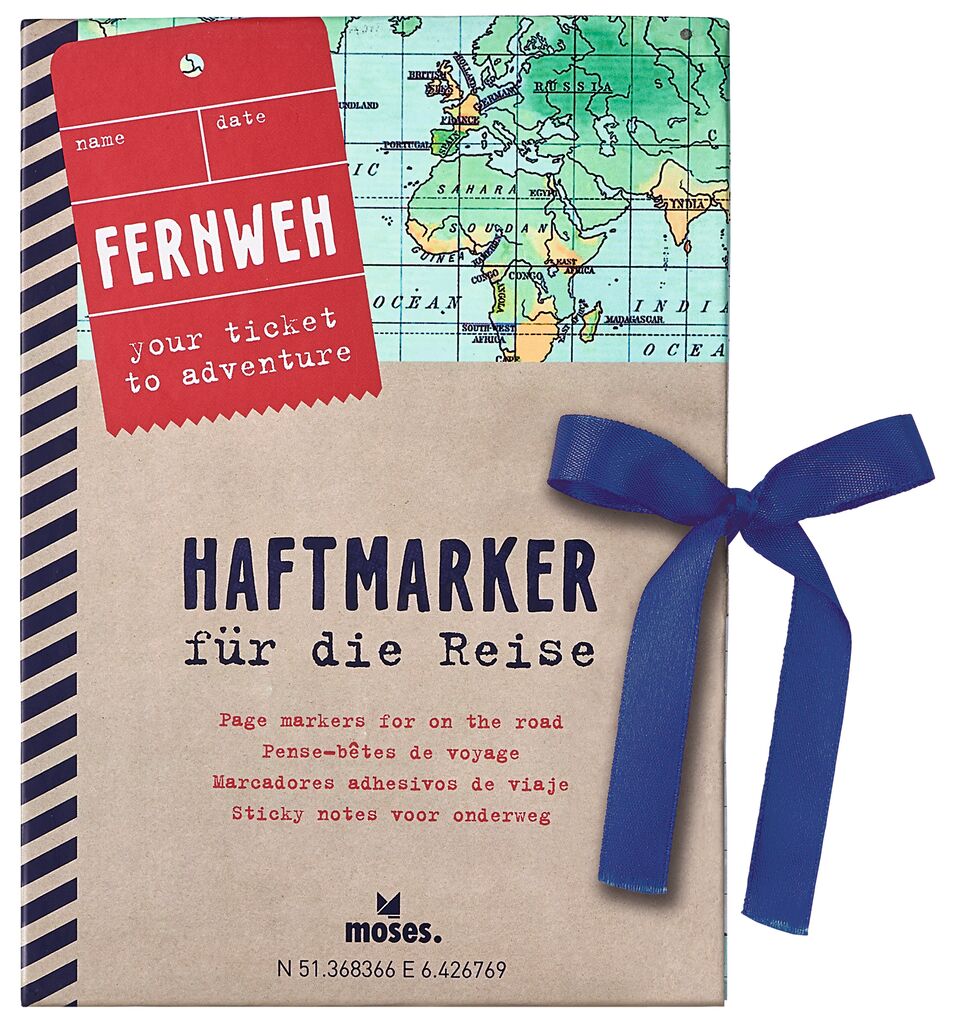 Fernweh Haftmarker Reiseplanung