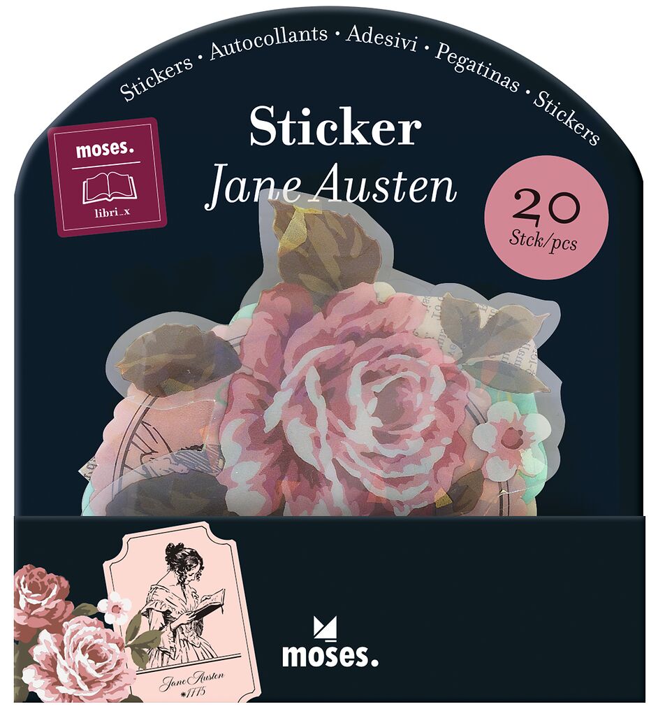 moses. libri_x Sticker-Set Jane Austen
