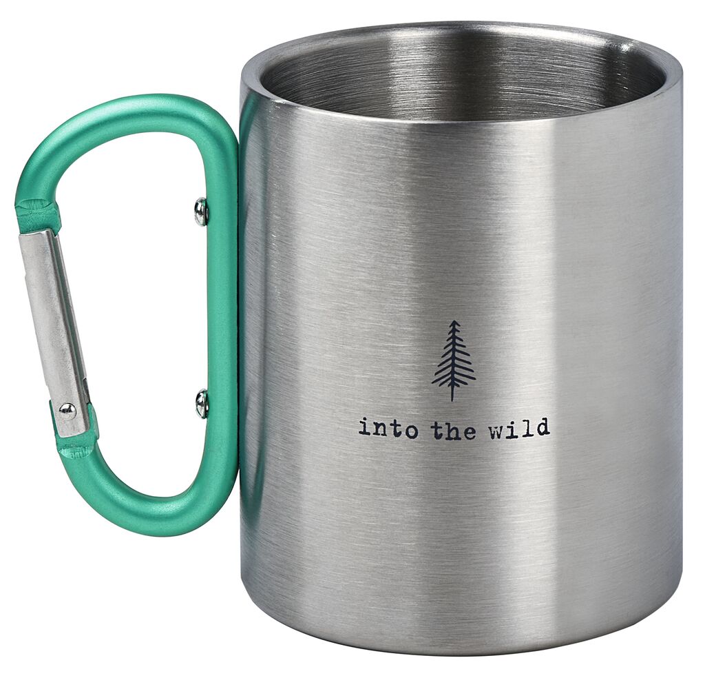 Fernweh Karabiner-Becher Into the wild