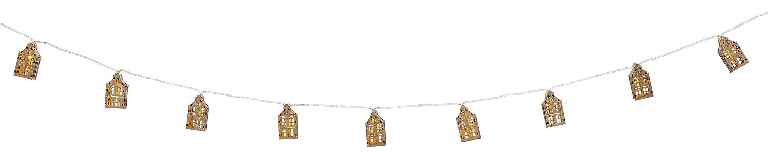 Lichterkette Glitzerhäuser