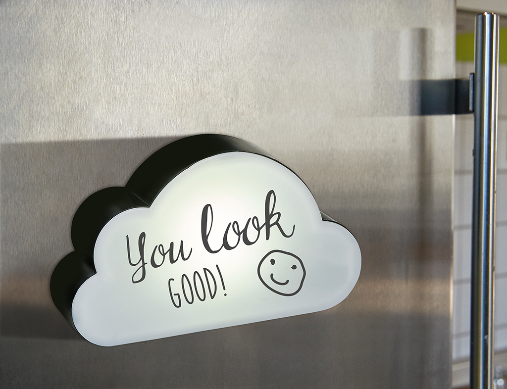 Happy me Leucht-Wolke (magnetisch) mit Stift Happy me Leucht-Wolke (magnetisch) mit Stift