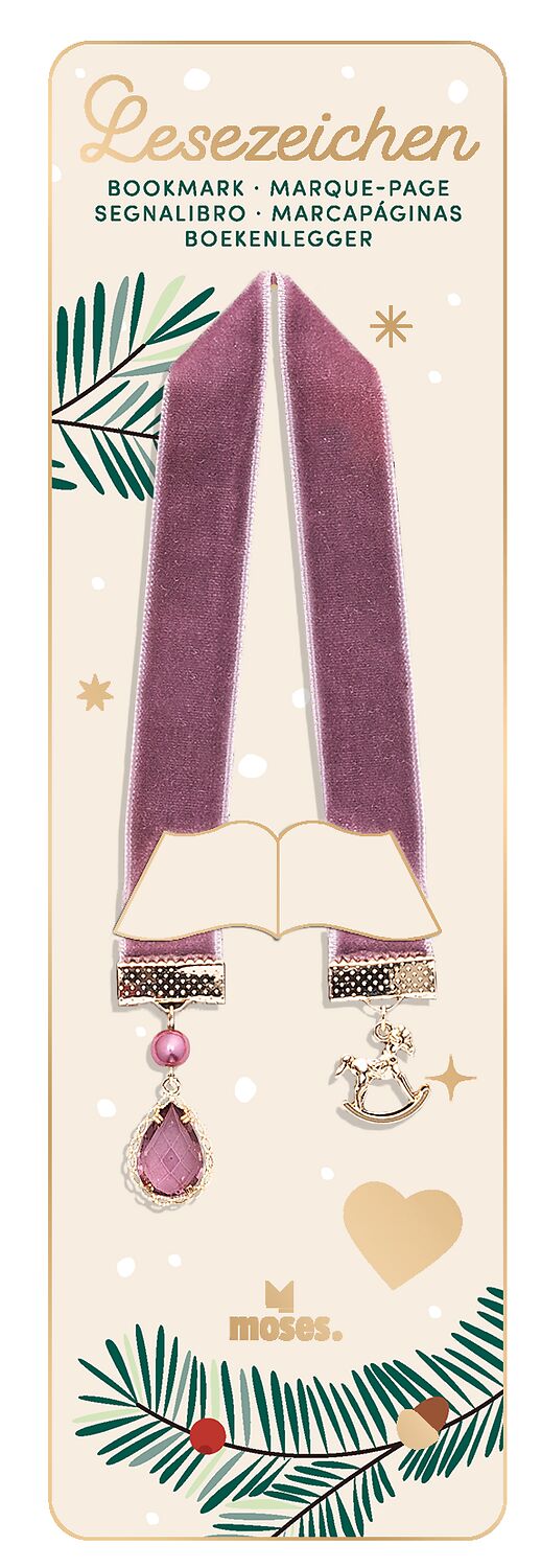 Lesezeichen Winter-Charms flieder