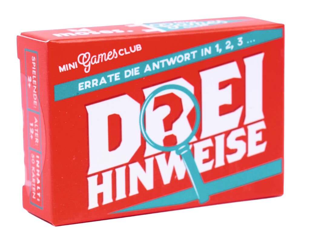Mini Games Club - Drei Hinweise - Errate die Antwort in 1, 2, 3 …