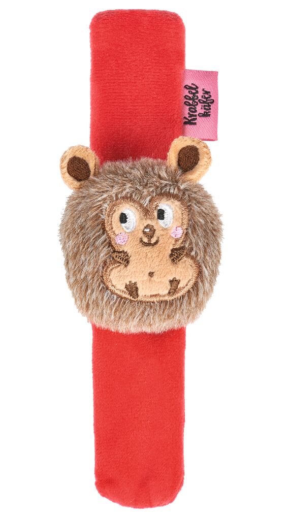 Krabbelkäfer Flauschiges Schnapp-Armband rot