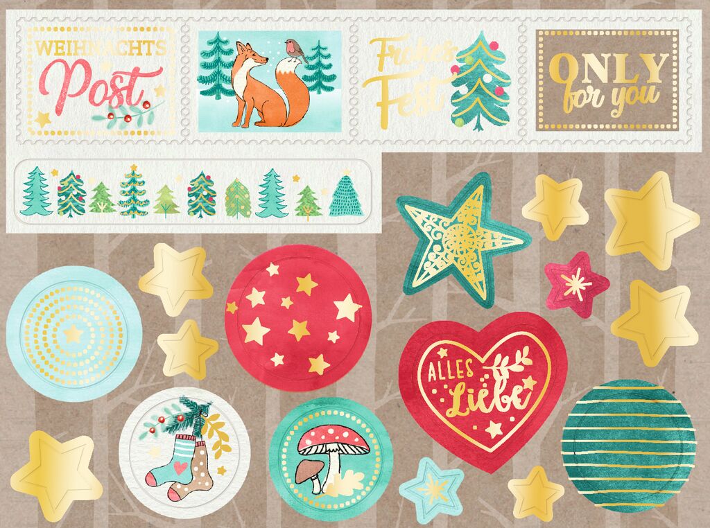 Briefpapier-Set Winterwunder Briefpapier-Set Winterwunder
