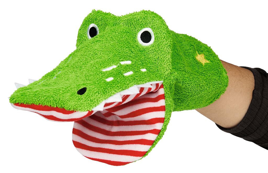 Zauber-Waschhandschuh Krokodil Zauber-Waschhandschuh Krokodil