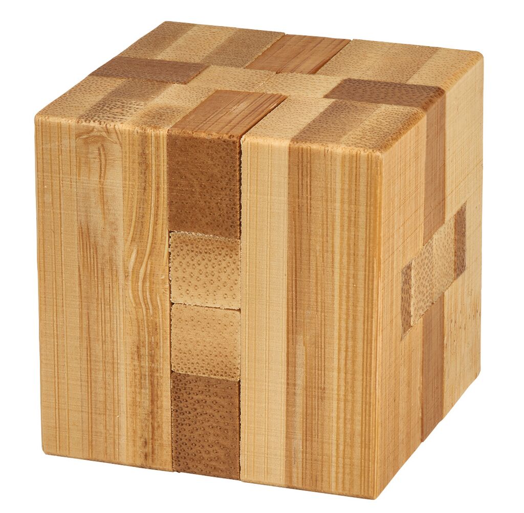 Be clever! Bamboo Puzzle Würfel