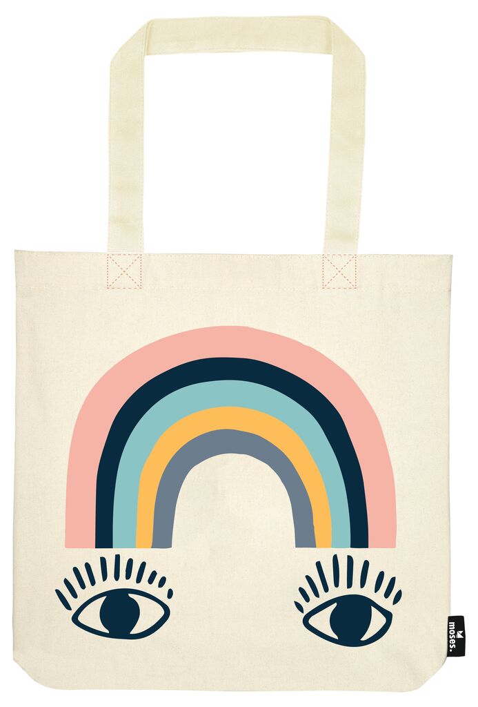 moses. libri_x Shopper Regenbogen moses. libri_x Shopper Regenbogen