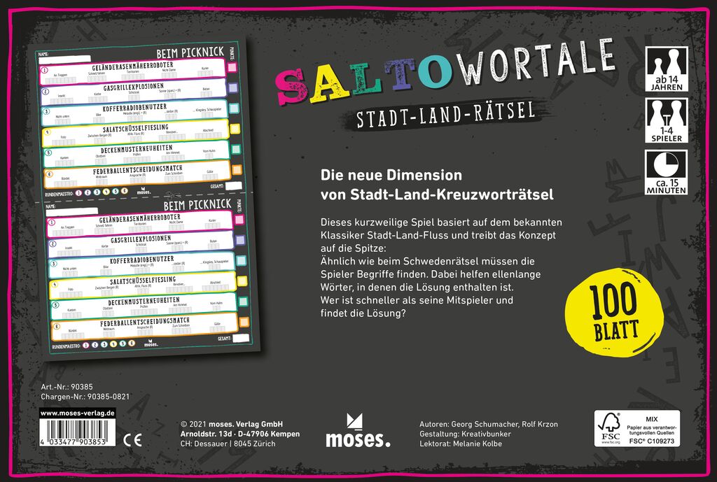 Salto Wortale - Wort-Such-Spiel