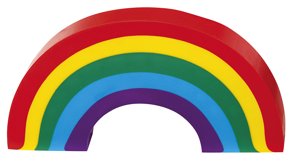 Regenbogen Radierer