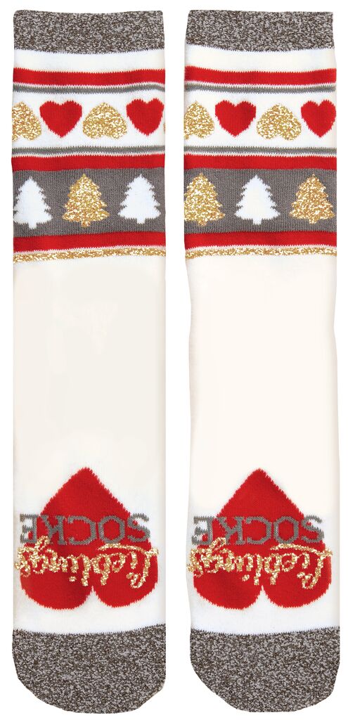 Kuschel-Zaubersocken Winterwunder weiß