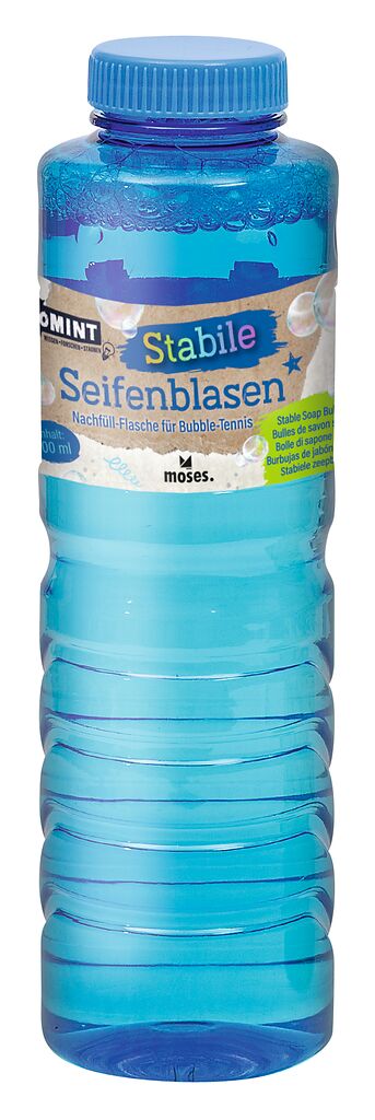 PhänoMINT Stabile Seifenblasenflüssigkeit blau für Bubble Tennis