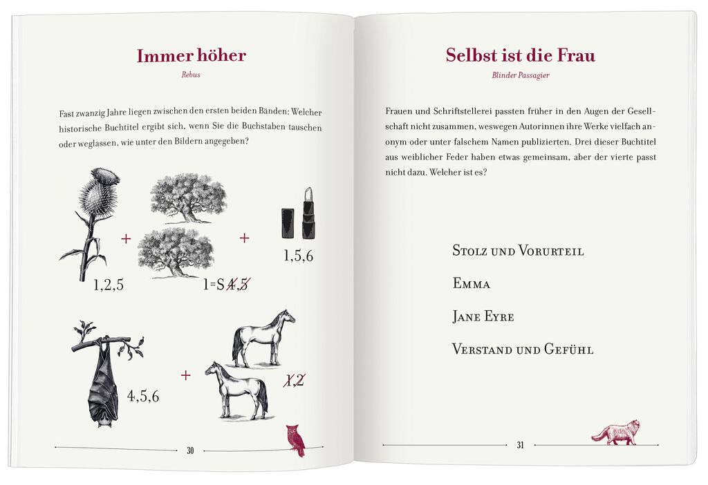 Das Literatur-Rätselbuch