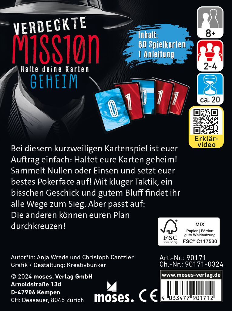 Verdeckte Mission - Kartenspiel