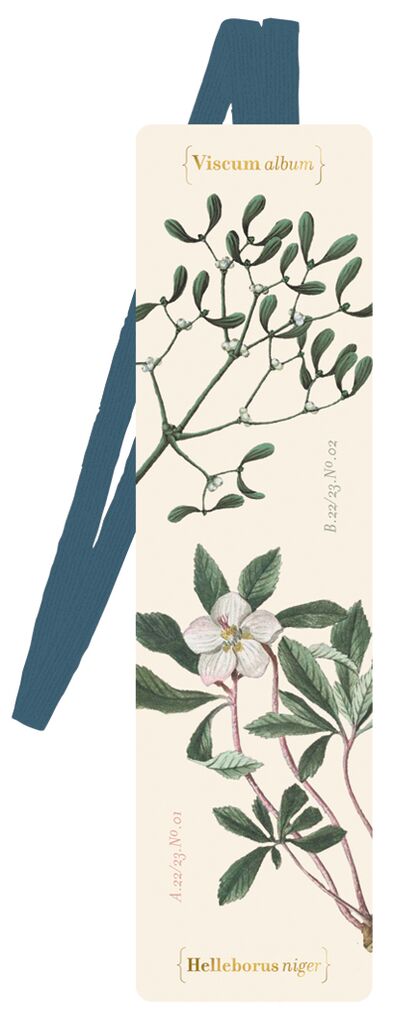 moses. libri_x Lesezeichen mit Band Herbarium Hiver