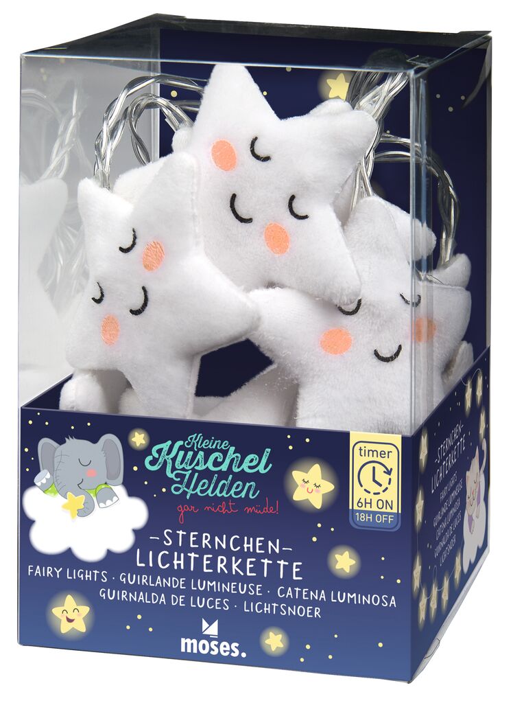 Kleine Kuschelhelden Sternchen-Lichterkette