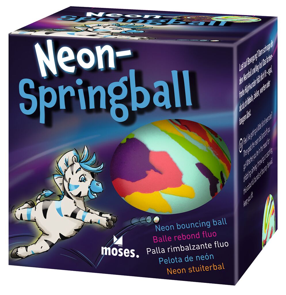 Neon Springball hellblau