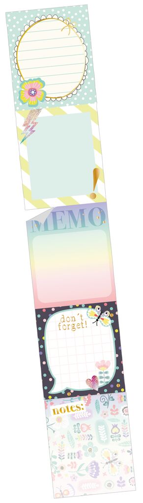 Flowers & Friends Notiztape (versch. Designs)