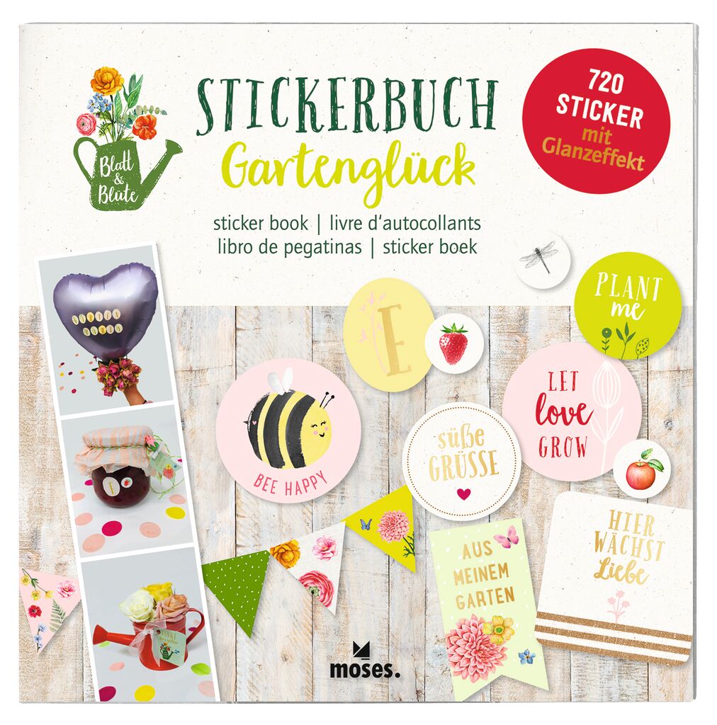 Blatt & Blüte Stickerbuch Gartenliebe Blatt & Blüte Stickerbuch Gartenliebe