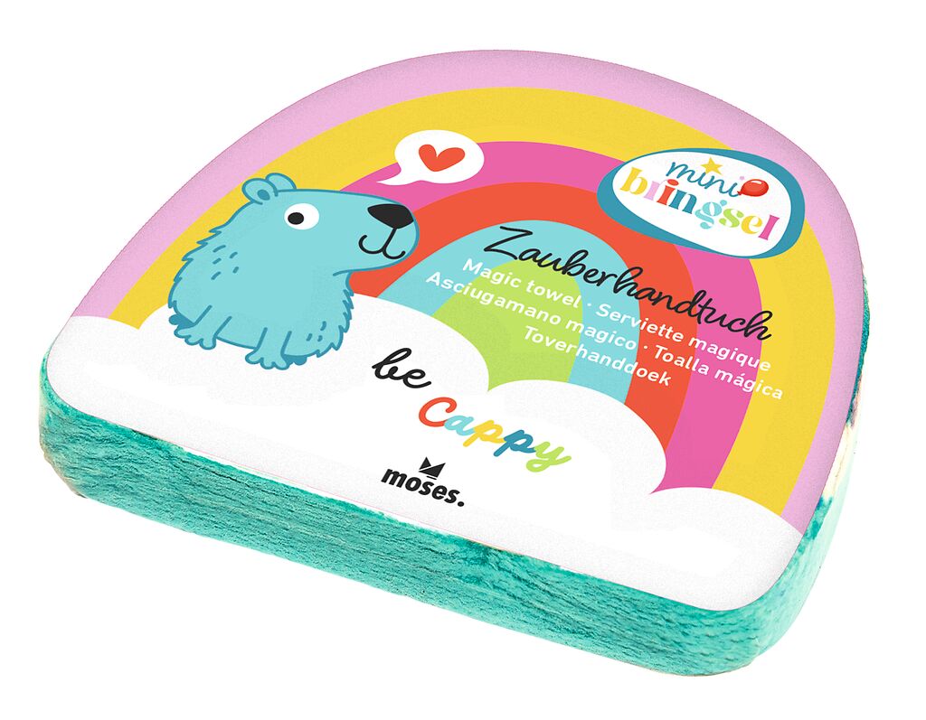 Mini-Bringsel Zauberhandtuch Regenbogen