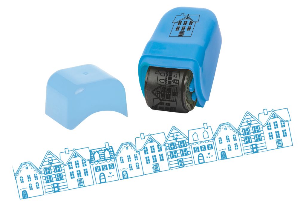 Rollstempel Winterzauber Haus