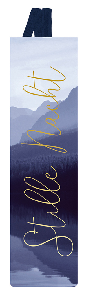 moses. libri_x Lesezeichen mit Band Stille Nacht