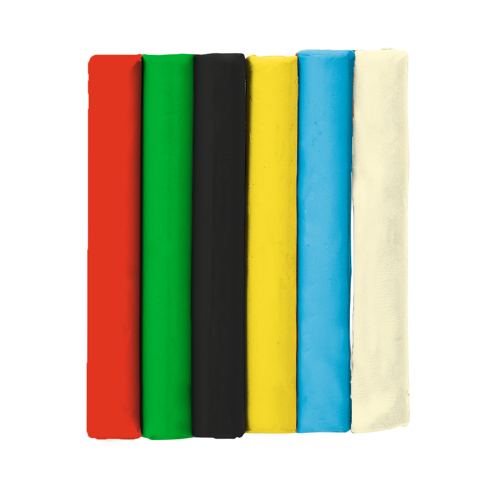 Kunterbuntes Knetset Glow bunt