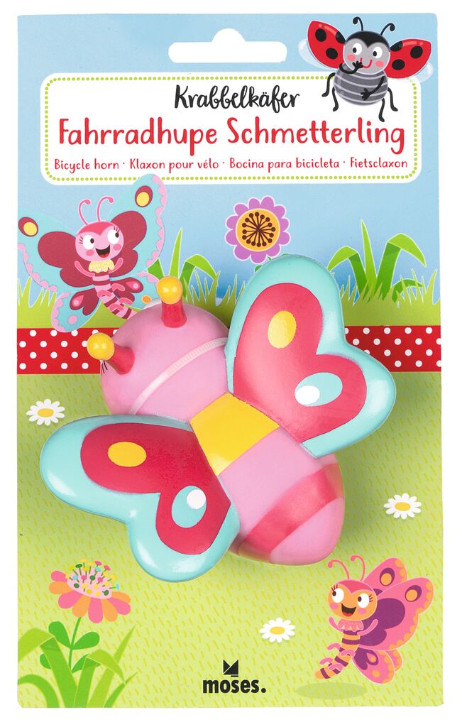 Krabbelkäfer Fahrradhupe Schmetterling