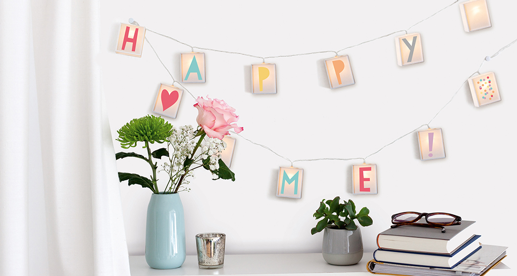 Happy me Buchstaben-Lichterkette Happy me Buchstaben-Lichterkette