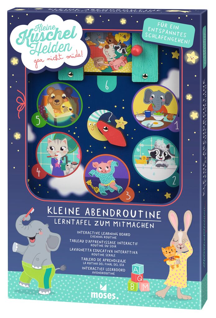 Kleine Kuschelhelden Lerntafel Kleine Abendroutine Kleine Kuschelhelden Lerntafel Kleine Abendroutine