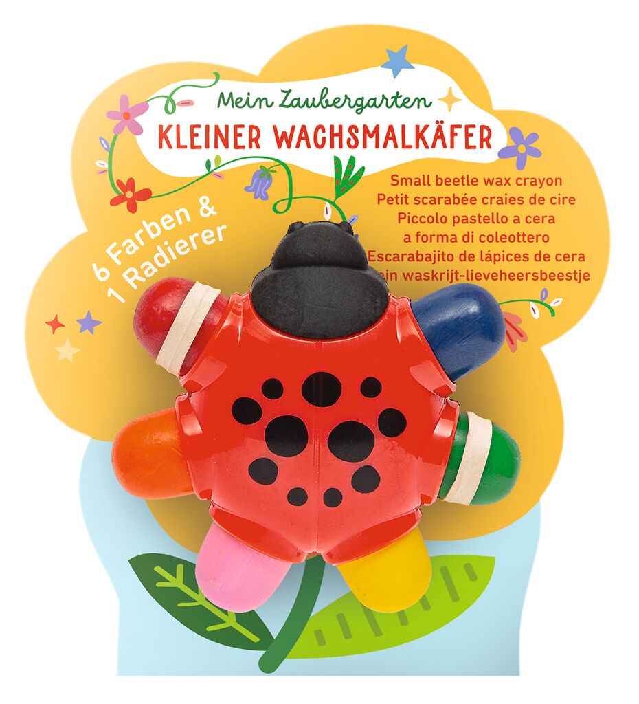 Mein Zaubergarten Kleiner Wachsmalkäfer rot