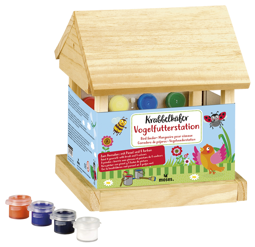 Krabbelkäfer Vogelfutterstation