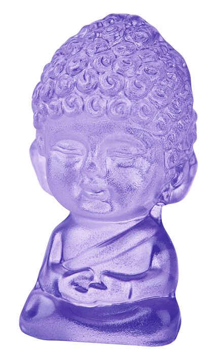Omm for you Glücksbringer Buddha violett