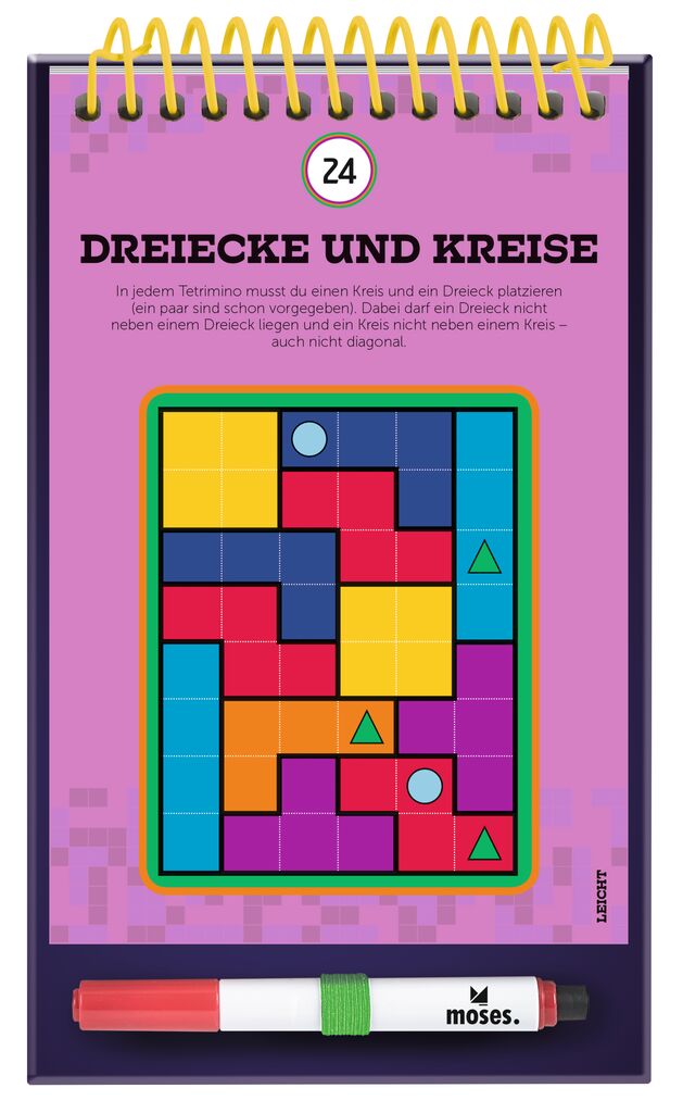 Tetris™-Rätselblock - 50 knifflige Knobeleien