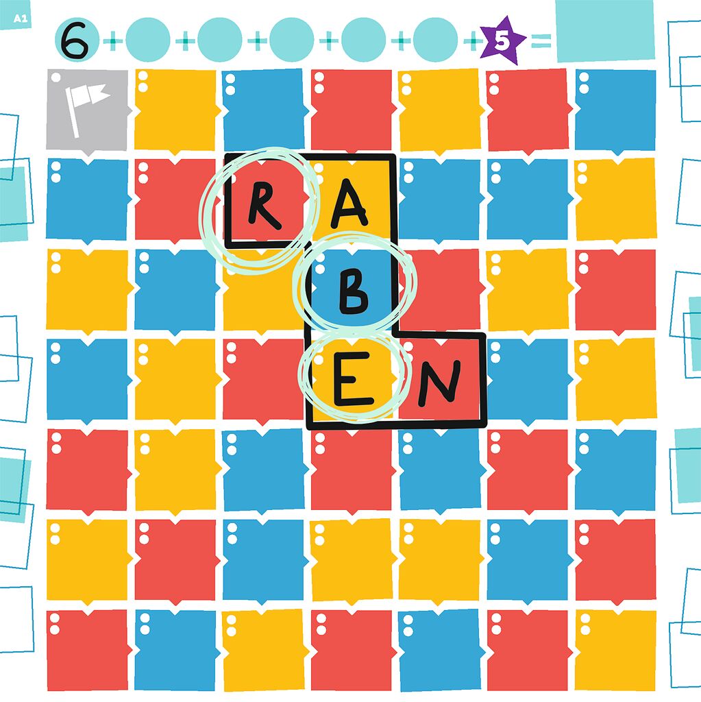 Color Words - 3 Farben, 1 Tafel, 6 Wörter!