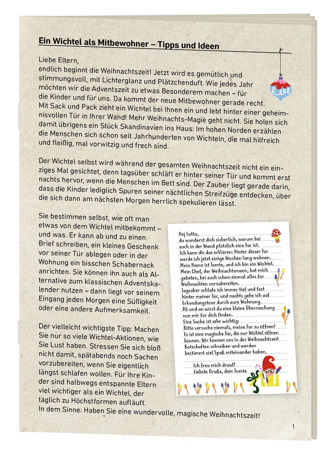 Wichteltür-Set Weihnachtszauber