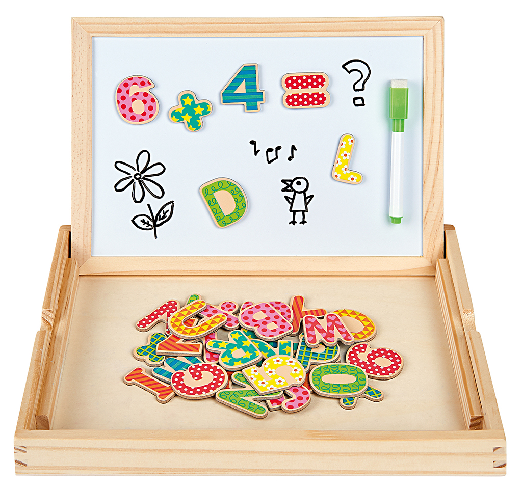 Magnettafel 2-in-1 - Kreidetafel und Whiteboard in einem Magnettafel 2-in-1 - Kreidetafel und Whiteboard in einem