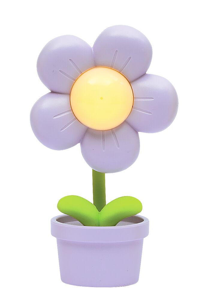 Mini-Blumenlampe Frühlingszauber violett
