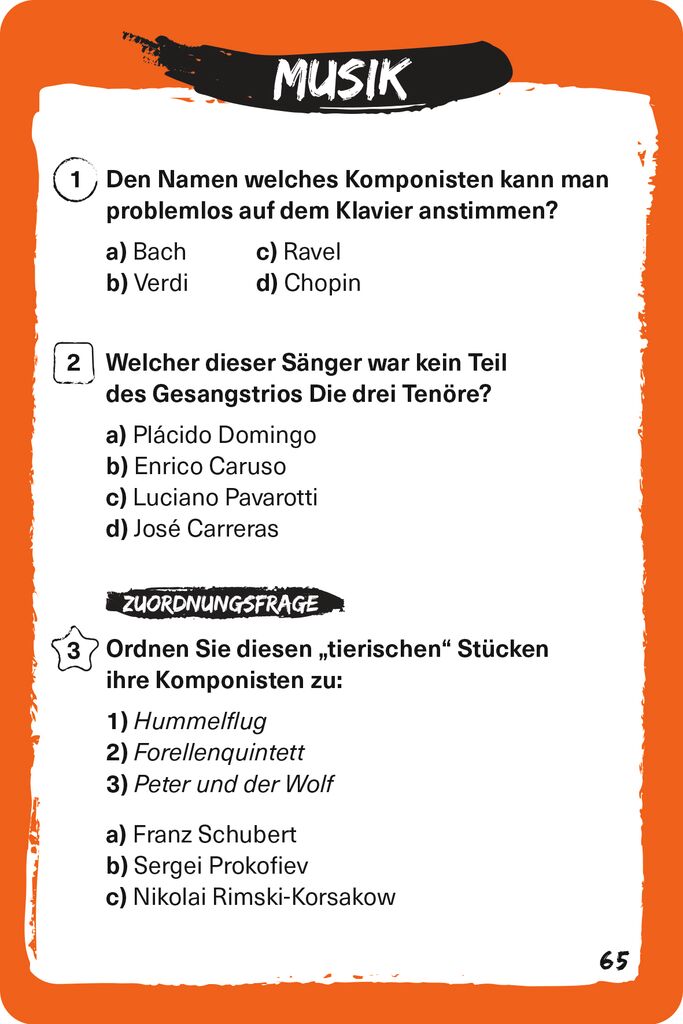 Das große Allgemeinwissen-Quiz von Sebastian Klussmann